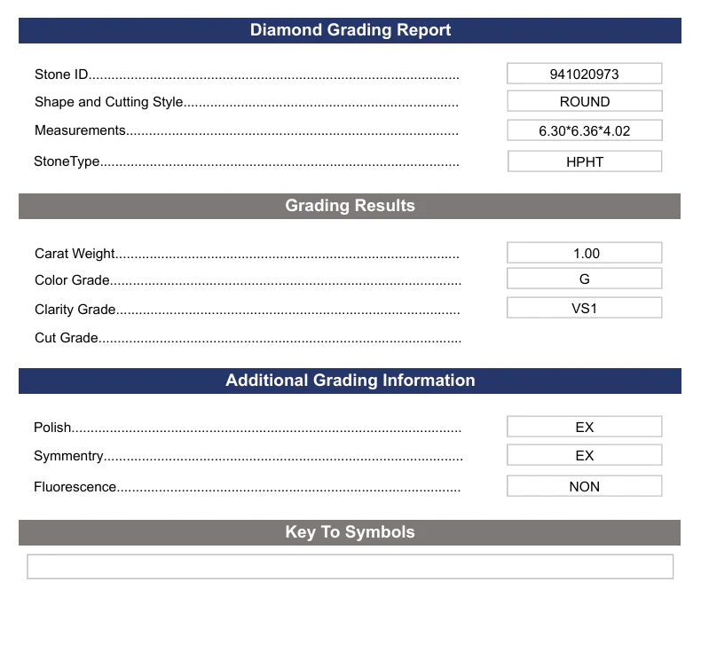 1.0 Carat Round Lab Grown Diamond, VS1/G - Image 2