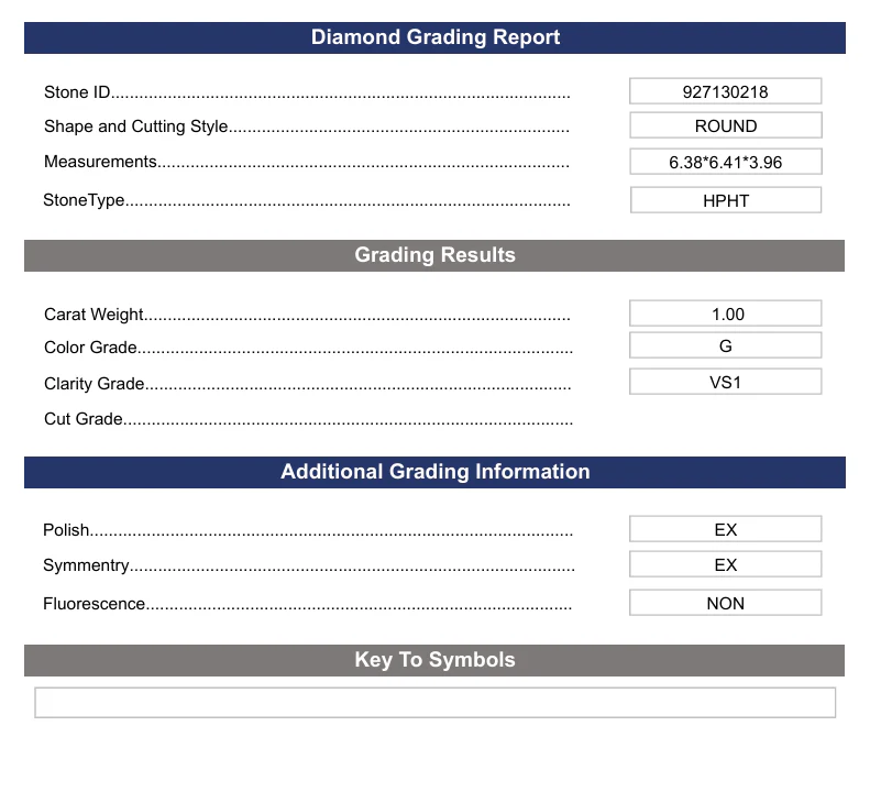 1.0 Carat Round Lab Grown Diamond, VS1/G - Image 2