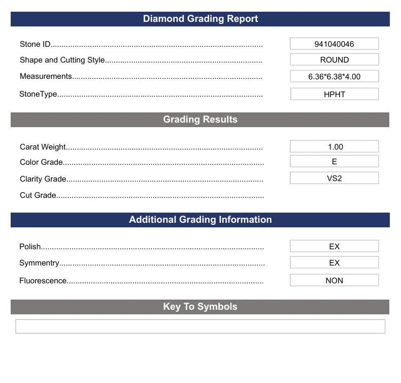 1.0 Carat Round Lab Grown Diamond, VS2/E - Image 2