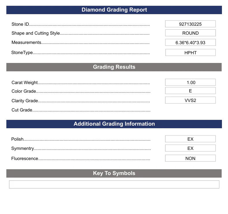 1.0 Carat Round Lab Grown Diamond, VVS2/E - Image 2
