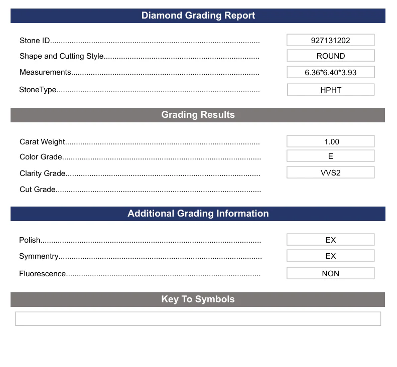 1.0 Carat Round Lab Grown Diamond, VVS2/E - Image 2