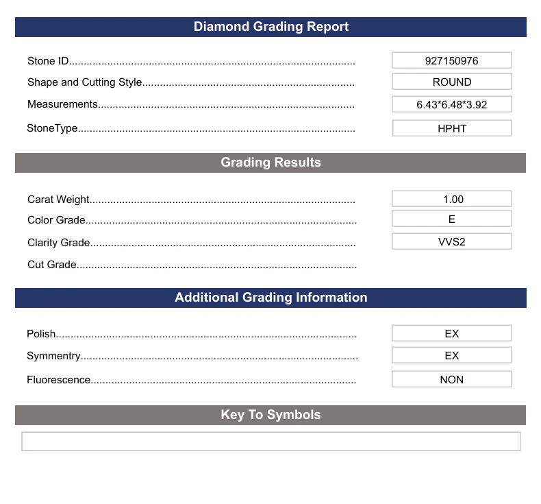 1.0 Carat Round Lab Grown Diamond, VVS2/E - Image 2