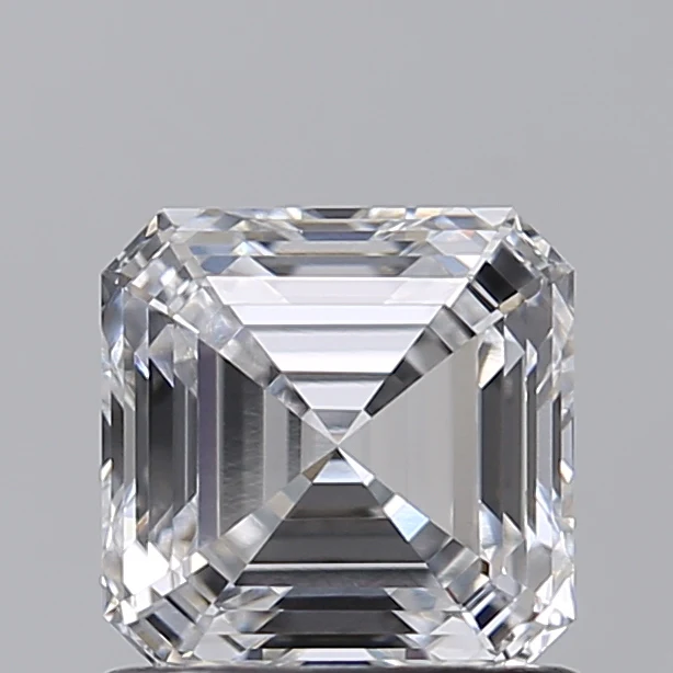 1.0 Carat Square Emerald Lab Grown Diamond, VVS1/D