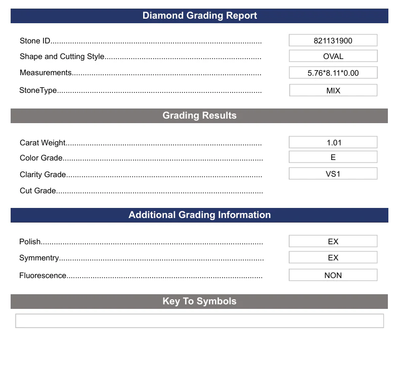 1.01 Carat Oval Lab Grown Diamond, VS1/E - Image 2