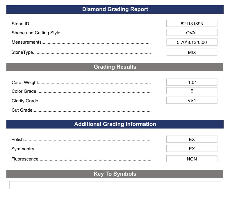 1.01 Carat Oval Lab Grown Diamond, VS1/E - Image 2