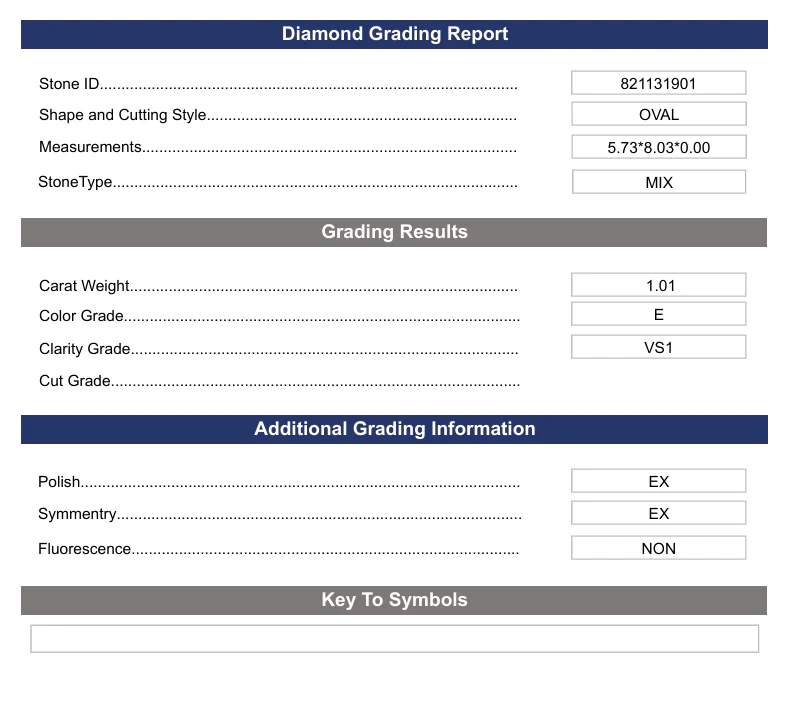 1.01 Carat Oval Lab Grown Diamond, VS1/E - Image 2