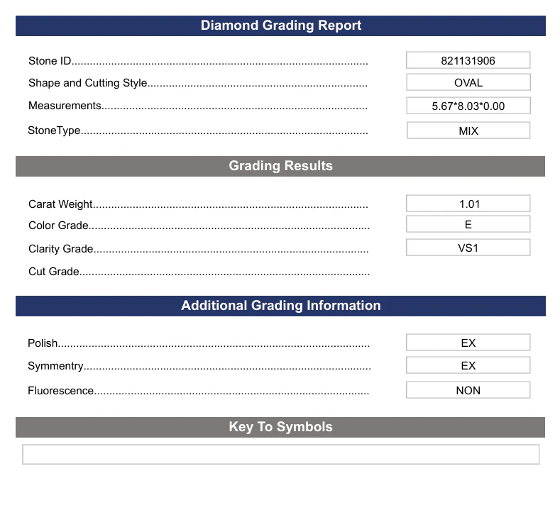 1.01 Carat Oval Lab Grown Diamond, VS1/E - Image 2