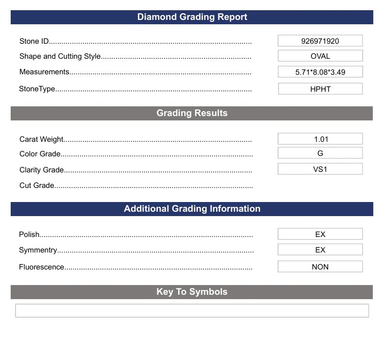 1.01 Carat Oval Lab Grown Diamond, VS1/G - Image 2