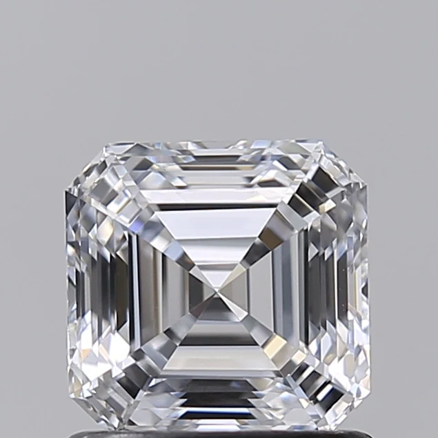 1.01 Carat Square Emerald Lab Grown Diamond, VS1/D