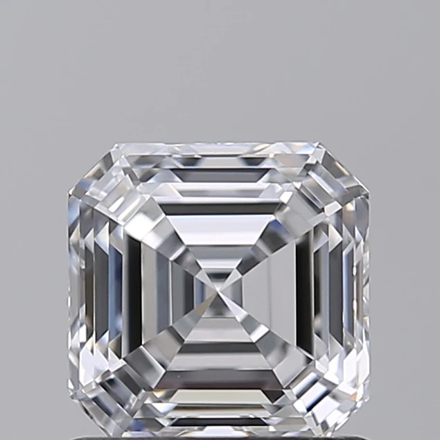 1.01 Carat Square Emerald Lab Grown Diamond, VS2/D