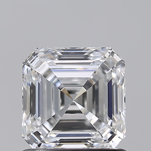 1.01 Carat Square Emerald Lab Grown Diamond, VVS2/E