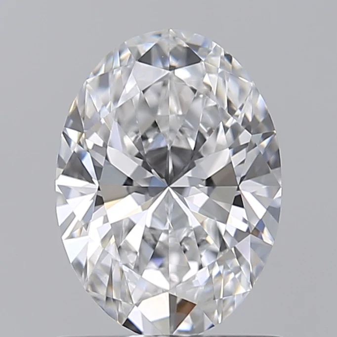1.02 Carat Oval Lab Grown Diamond, VVS2/D