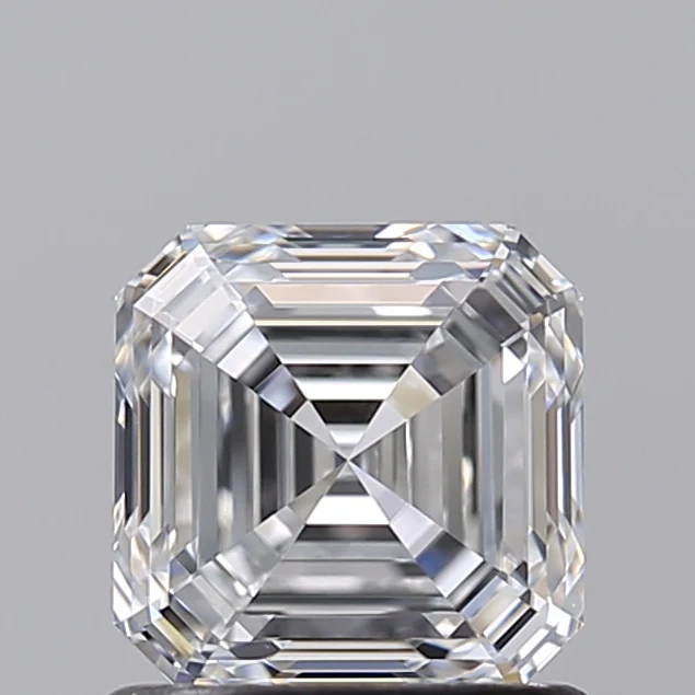 1.02 Carat Square Emerald Lab Grown Diamond, IF/D