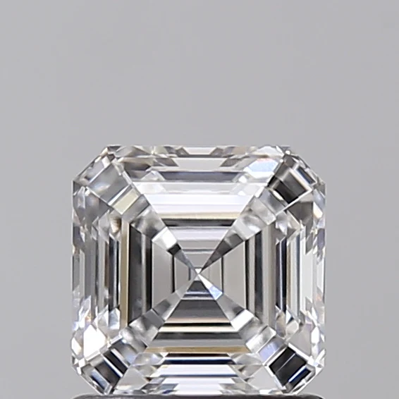 1.02 Carat Square Emerald Lab Grown Diamond, VVS2/E