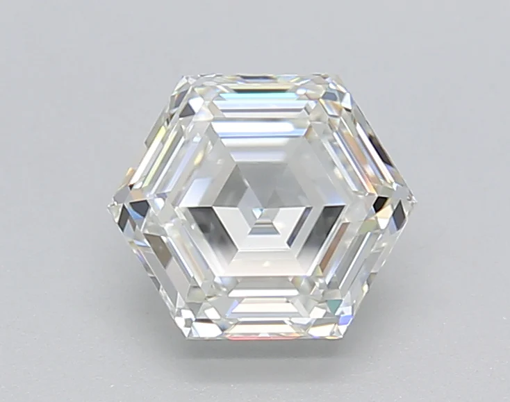 1.03 Carat Hexagonal Lab Grown Diamond, VVS1 /F