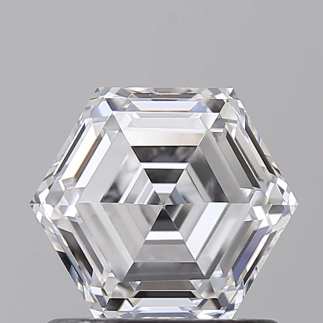 1.03 Carat Hexagonal Lab Grown Diamond, VVS2/D