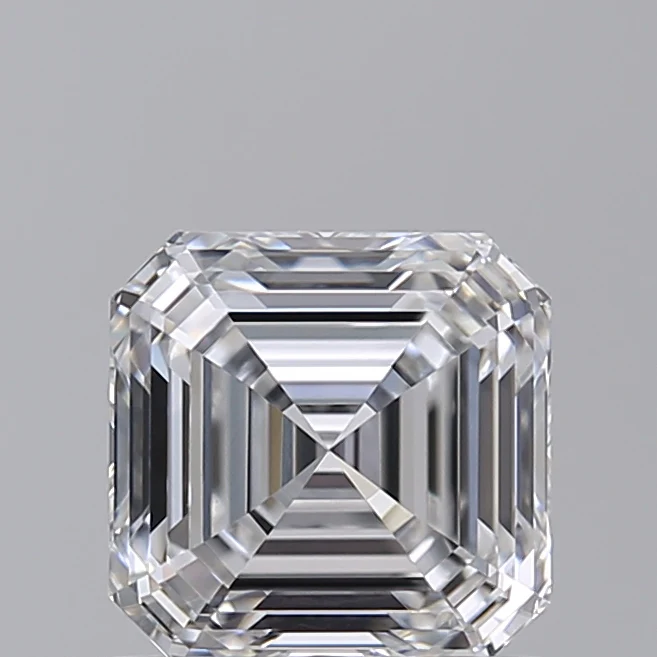 1.03 Carat Square Emerald Lab Grown Diamond, VVS2/F