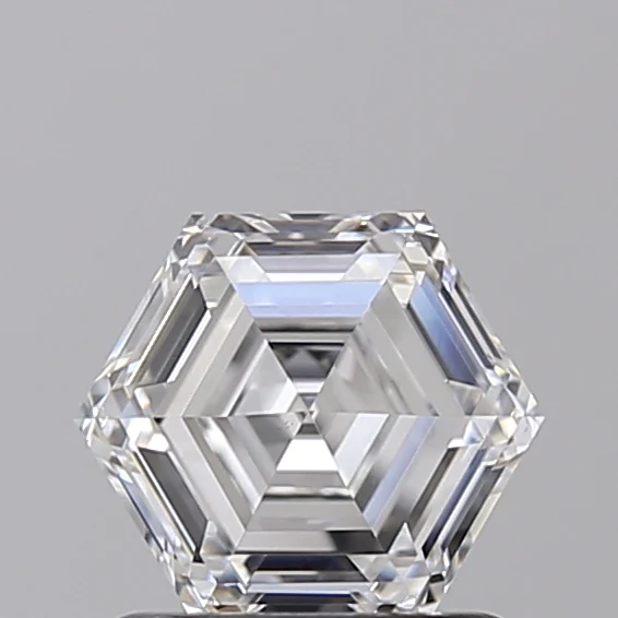 1.04 Carat Hexagonal Lab Grown Diamond, VS1/D