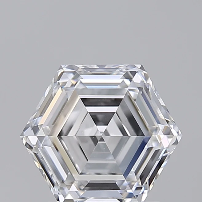 1.04 Carat Hexagonal Lab Grown Diamond, VS1/D