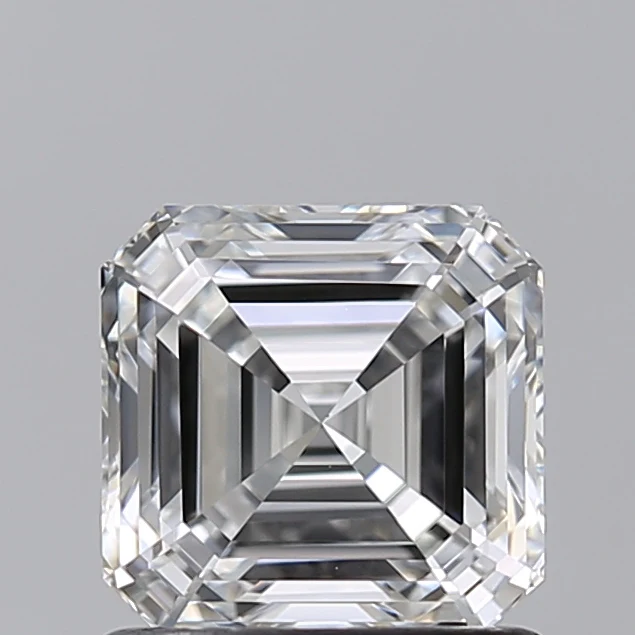 1.04 Carat Square Emerald Lab Grown Diamond, VVS2/F