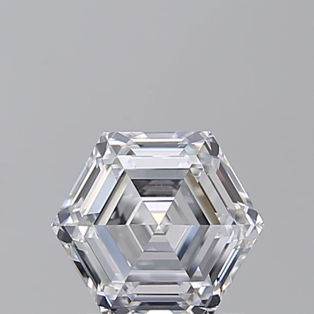 1.05 Carat Hexagonal Lab Grown Diamond, VS1/D