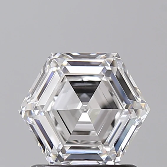 1.05 Carat Hexagonal Lab Grown Diamond, VS1/E