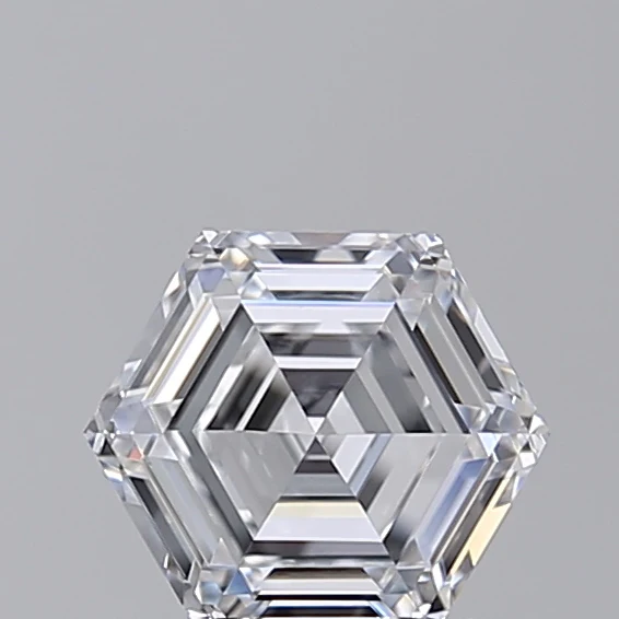 1.05 Carat Hexagonal Lab Grown Diamond, VVS1/D