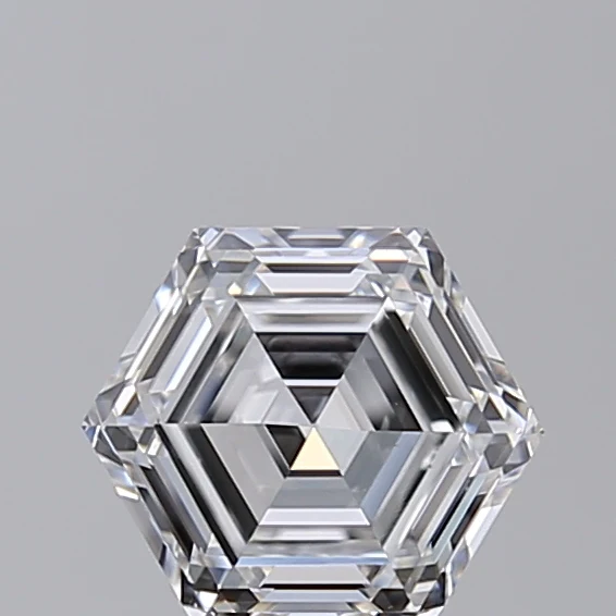 1.08 Carat Hexagonal Lab Grown Diamond, VS1/E