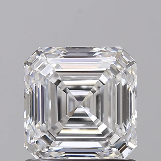 1.08 Carat Square Emerald Lab Grown Diamond, IF/D