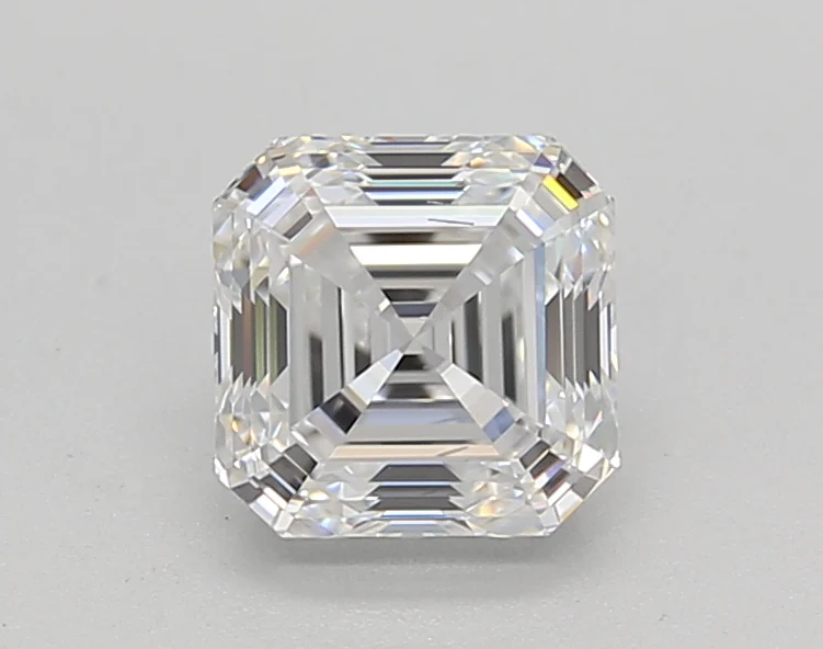 1.08 Carat Square Emerald Lab Grown Diamond, VS2/D