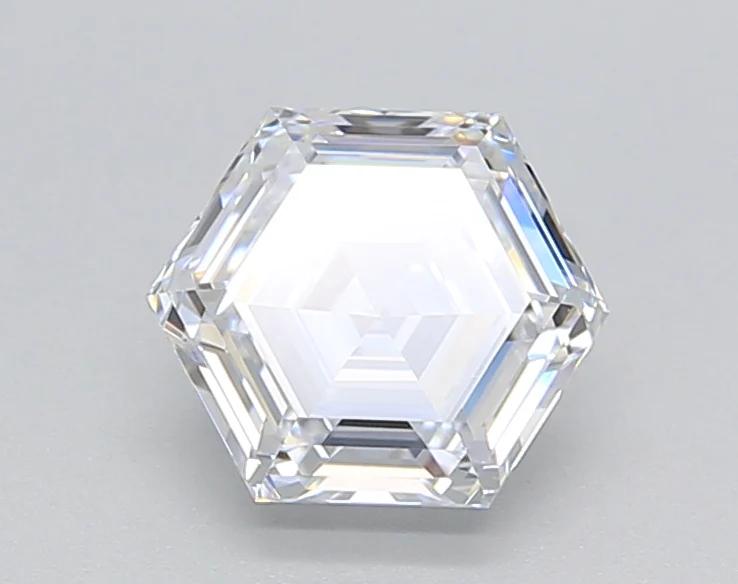 1.1 Carat Hexagonal Lab Grown Diamond, VS1/D