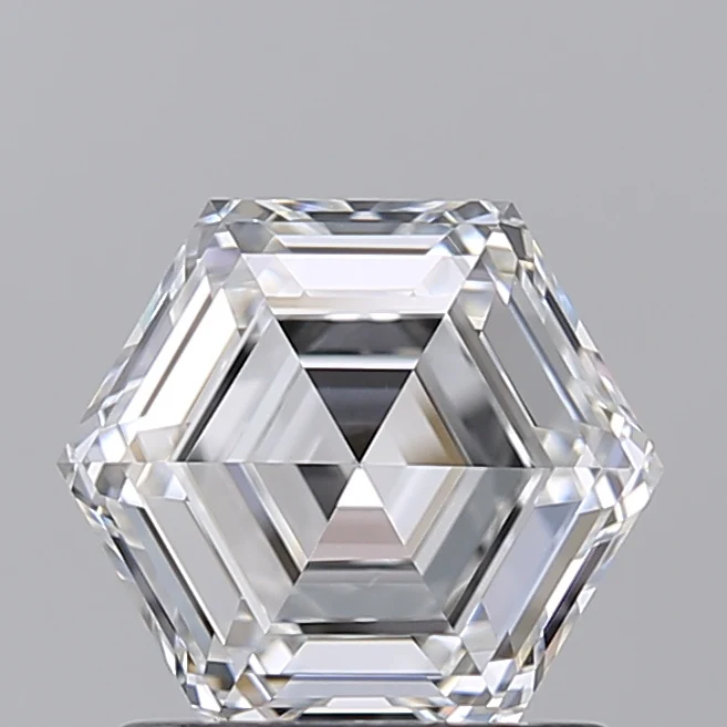 1.1 Carat Hexagonal Lab Grown Diamond, VS1/E