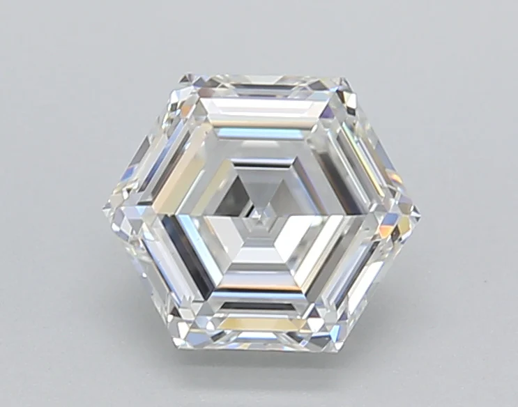 1.11 Carat Hexagonal Lab Grown Diamond, VS1/F