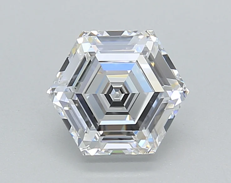 1.11 Carat Hexagonal Lab Grown Diamond, VVS1/D