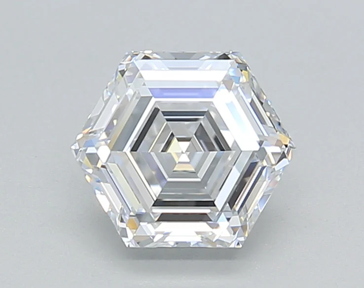 1.11 Carat Hexagonal Lab Grown Diamond, VVS1/D