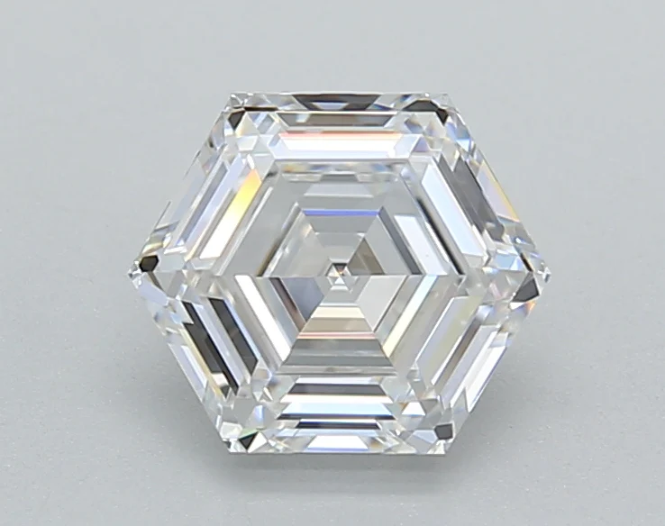 1.11 Carat Hexagonal Lab Grown Diamond, VVS2/D