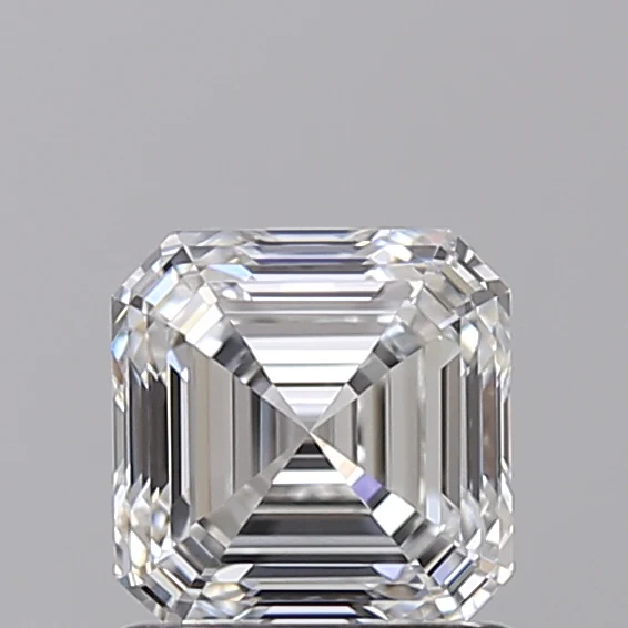1.13 Carat Square Emerald Lab Grown Diamond, VVS2/E