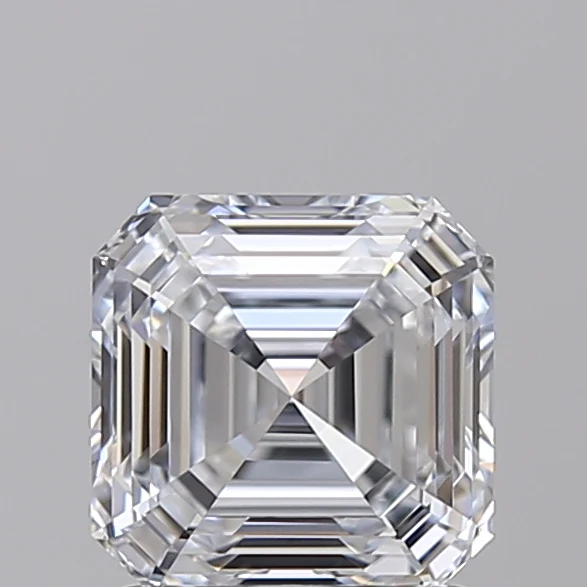 1.47 Carat Square Emerald Lab Grown Diamond, VVS2/D