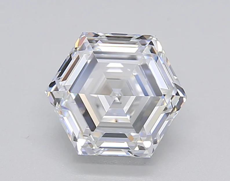 1.48 Carat Hexagonal Lab Grown Diamond, VVS1/D