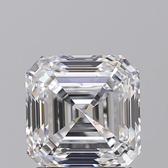 1.48 Carat Square Emerald Lab Grown Diamond, VS1/D