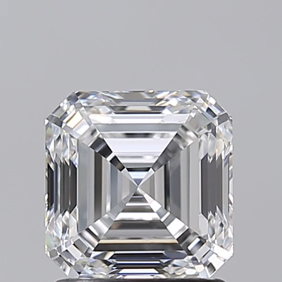 1.5 Carat Square Emerald Lab Grown Diamond, VS1/E