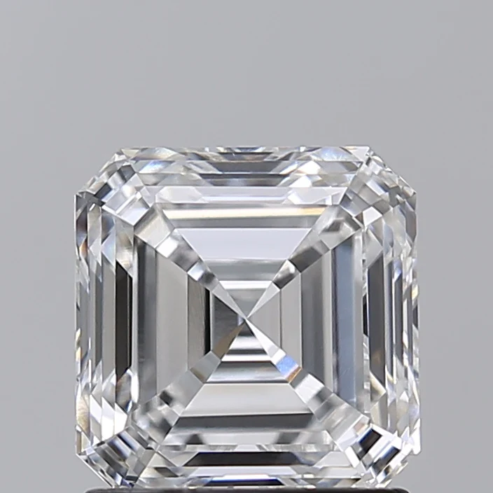 1.5 Carat Square Emerald Lab Grown Diamond, VVS2/E