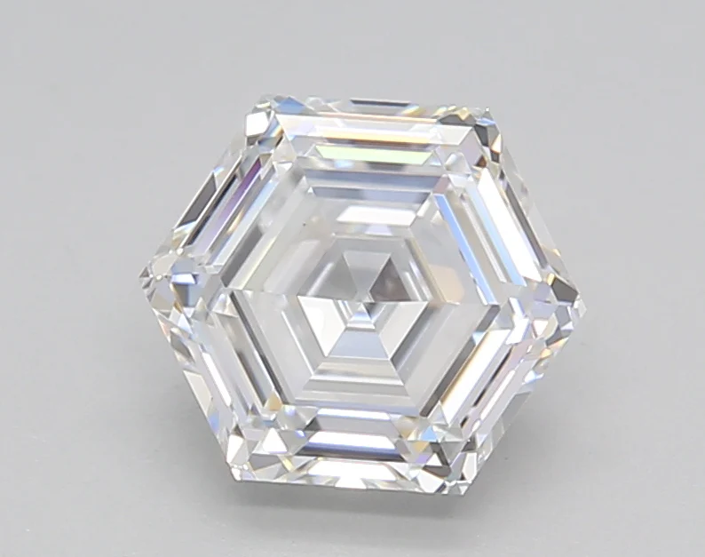 1.51 Carat Hexagonal Lab Grown Diamond, VS1/E