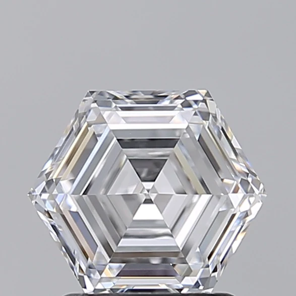 1.51 Carat Hexagonal Lab Grown Diamond, VVS2/E