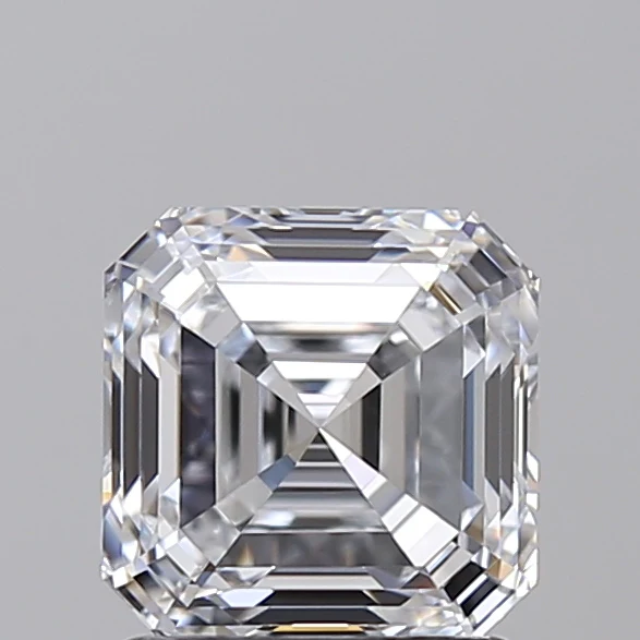 1.51 Carat Square Emerald Lab Grown Diamond, IF/D