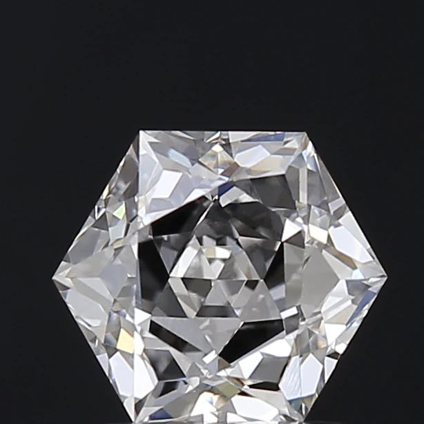 1.53 Carat Hexagonal Lab Grown Diamond, VVS2/F