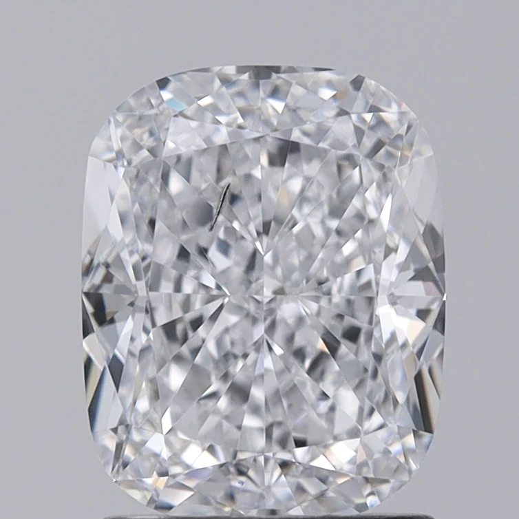 1.56 Carat Long Cushion Lab Grown Diamond, SI1/D