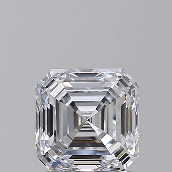 1.56 Carat Square Emerald Lab Grown Diamond, IF/D