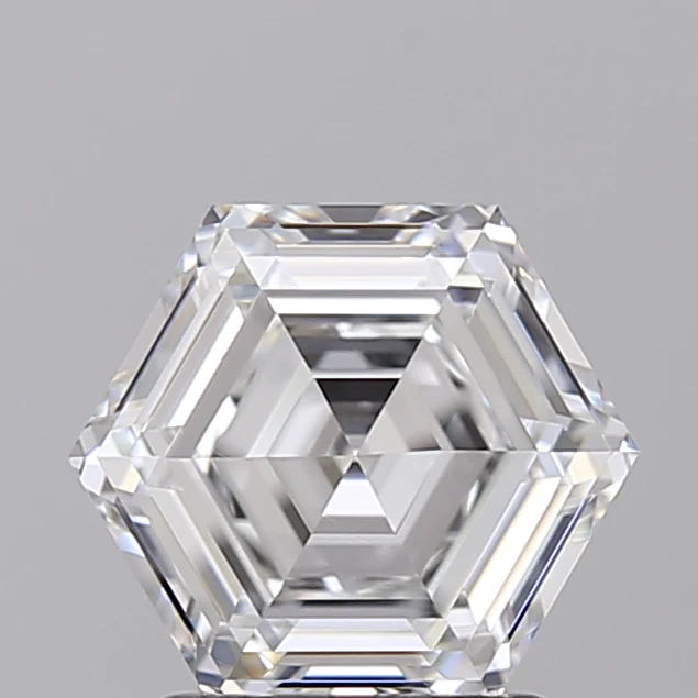 1.7 Carat Hexagonal Lab Grown Diamond, VVS2/D