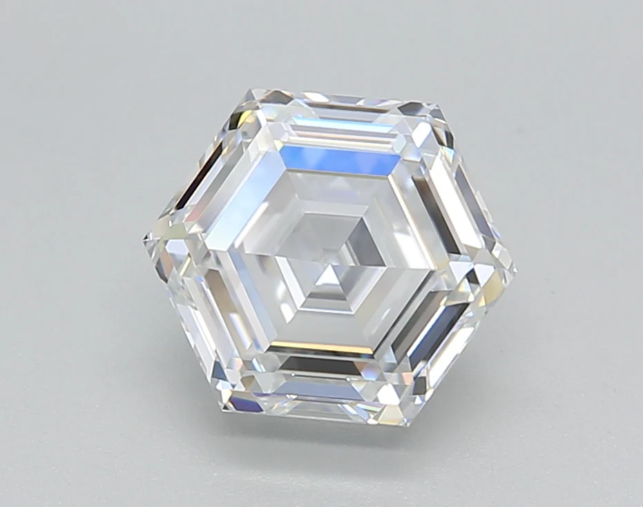 1.99 Carat Hexagonal Lab Grown Diamond, VS1/D